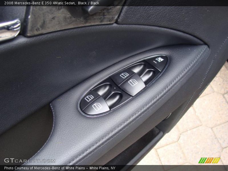 Black / Black 2008 Mercedes-Benz E 350 4Matic Sedan