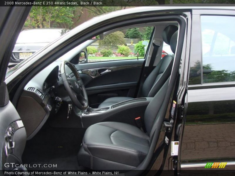 Black / Black 2008 Mercedes-Benz E 350 4Matic Sedan