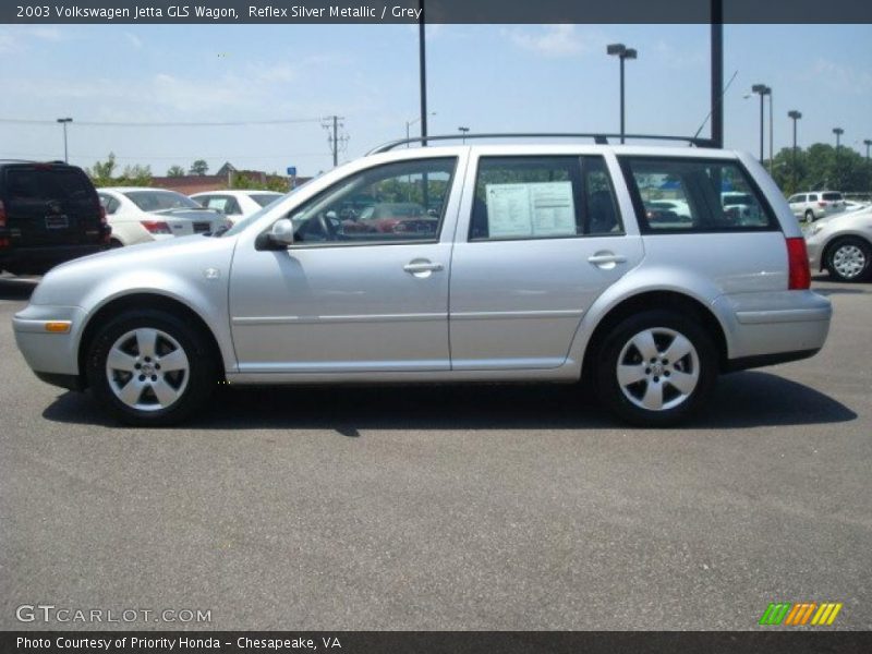 Reflex Silver Metallic / Grey 2003 Volkswagen Jetta GLS Wagon