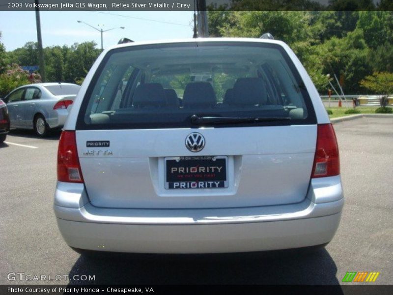 Reflex Silver Metallic / Grey 2003 Volkswagen Jetta GLS Wagon