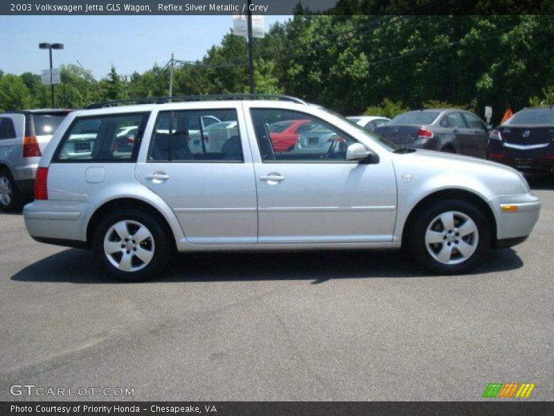 Reflex Silver Metallic / Grey 2003 Volkswagen Jetta GLS Wagon
