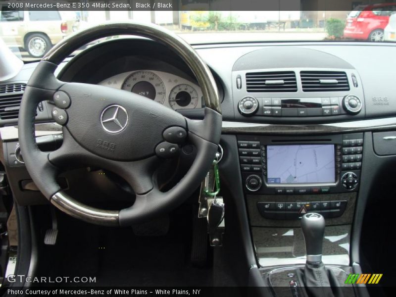Black / Black 2008 Mercedes-Benz E 350 4Matic Sedan