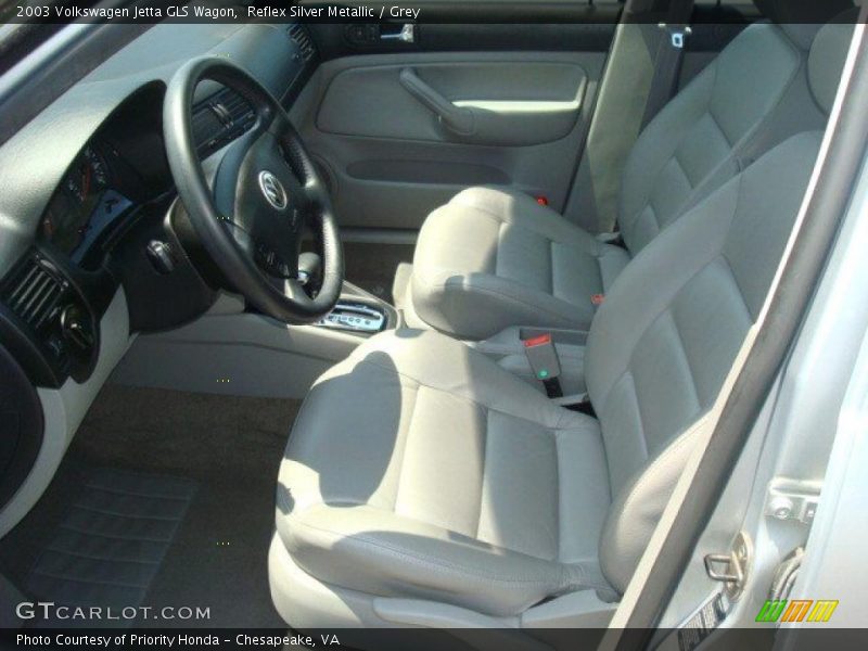 Reflex Silver Metallic / Grey 2003 Volkswagen Jetta GLS Wagon