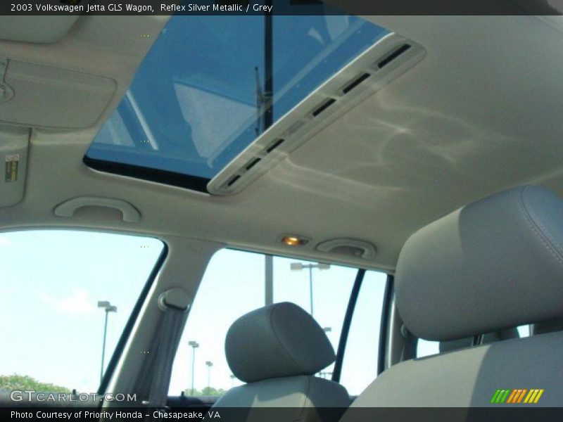 Reflex Silver Metallic / Grey 2003 Volkswagen Jetta GLS Wagon
