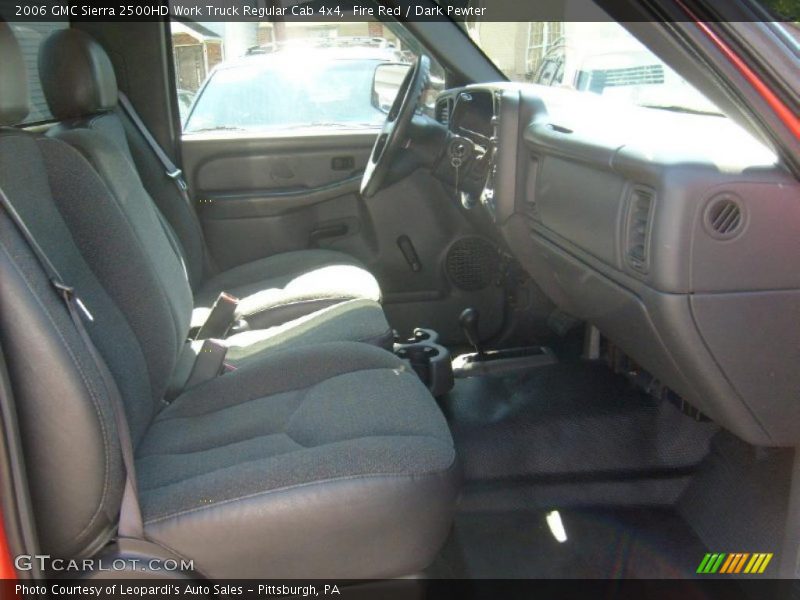 Fire Red / Dark Pewter 2006 GMC Sierra 2500HD Work Truck Regular Cab 4x4