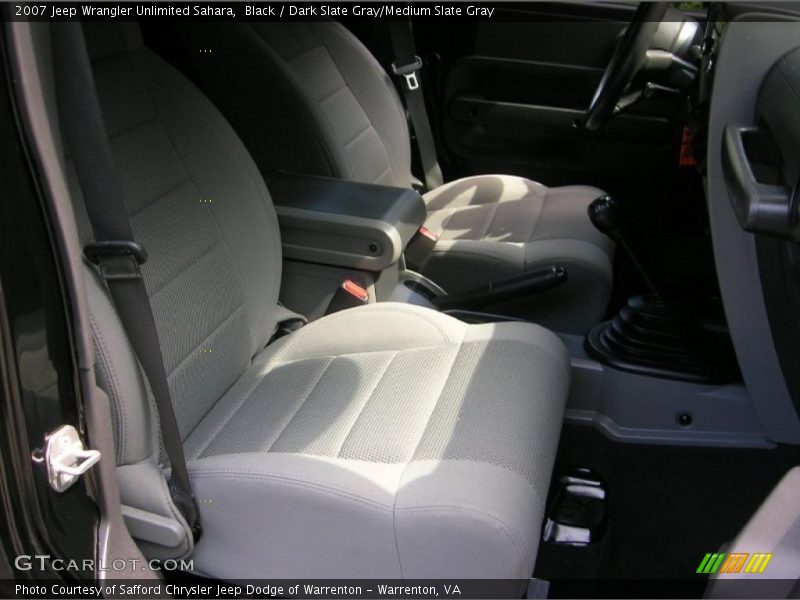 Black / Dark Slate Gray/Medium Slate Gray 2007 Jeep Wrangler Unlimited Sahara