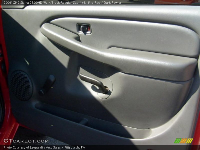 Fire Red / Dark Pewter 2006 GMC Sierra 2500HD Work Truck Regular Cab 4x4