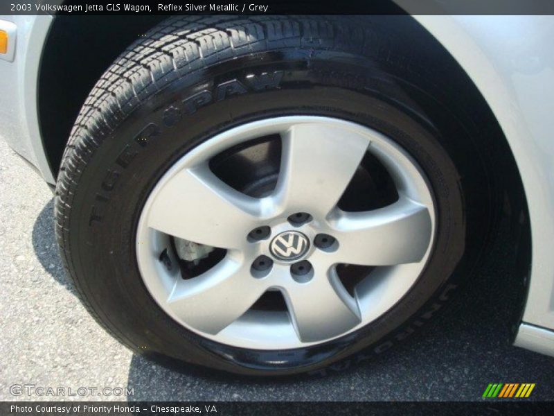 Reflex Silver Metallic / Grey 2003 Volkswagen Jetta GLS Wagon