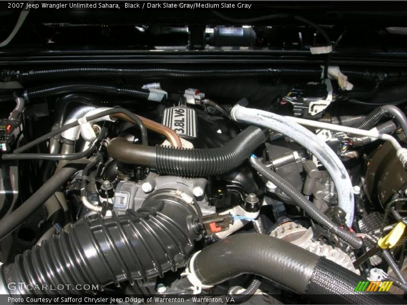 Black / Dark Slate Gray/Medium Slate Gray 2007 Jeep Wrangler Unlimited Sahara