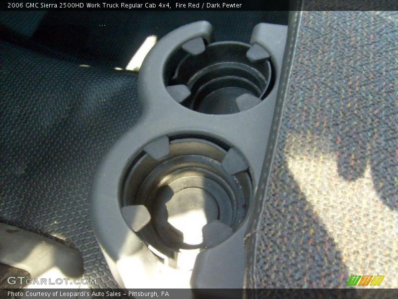 Fire Red / Dark Pewter 2006 GMC Sierra 2500HD Work Truck Regular Cab 4x4