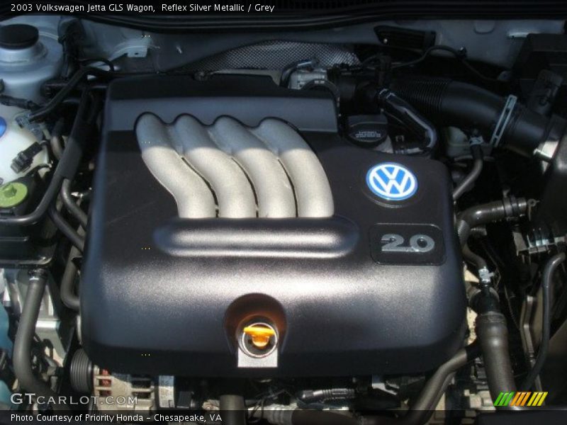 Reflex Silver Metallic / Grey 2003 Volkswagen Jetta GLS Wagon