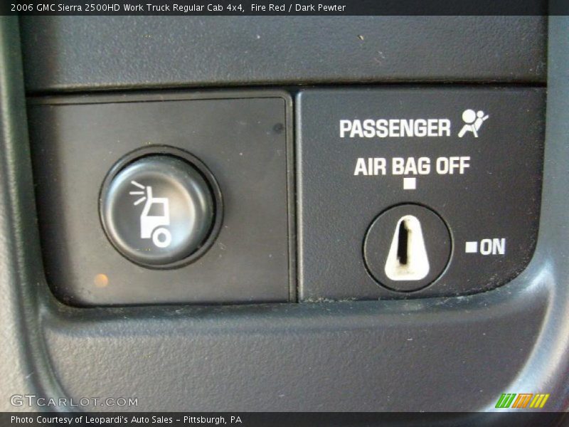 Fire Red / Dark Pewter 2006 GMC Sierra 2500HD Work Truck Regular Cab 4x4