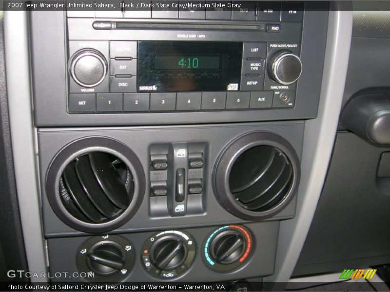 Black / Dark Slate Gray/Medium Slate Gray 2007 Jeep Wrangler Unlimited Sahara