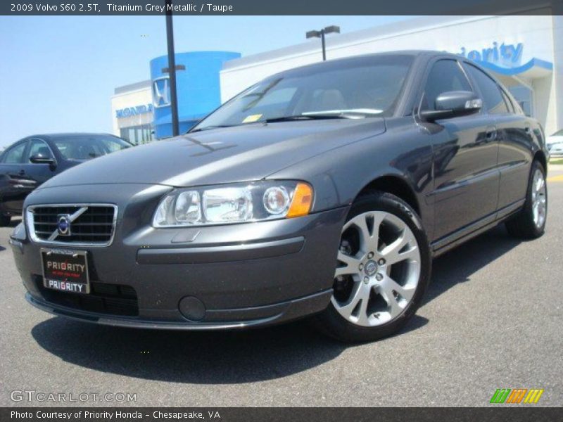 Titanium Grey Metallic / Taupe 2009 Volvo S60 2.5T