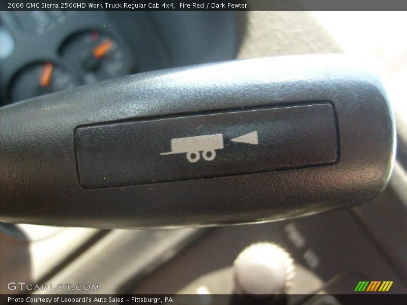 Fire Red / Dark Pewter 2006 GMC Sierra 2500HD Work Truck Regular Cab 4x4