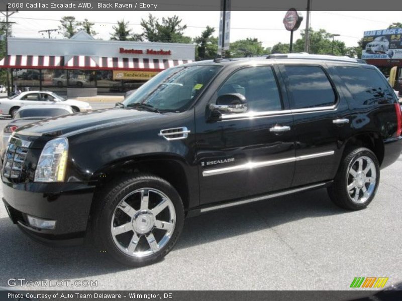 Black Raven / Ebony 2008 Cadillac Escalade AWD