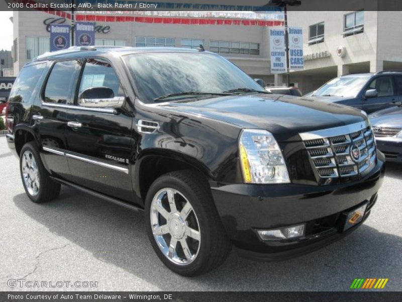 Black Raven / Ebony 2008 Cadillac Escalade AWD