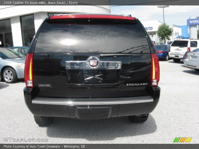 Black Raven / Ebony 2008 Cadillac Escalade AWD