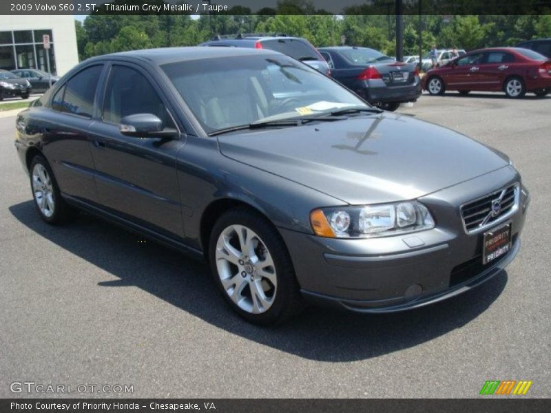 Titanium Grey Metallic / Taupe 2009 Volvo S60 2.5T