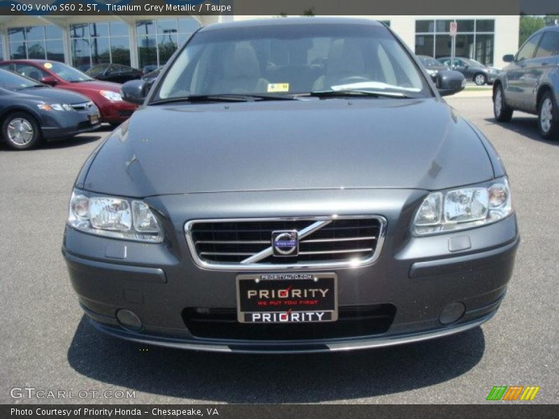 Titanium Grey Metallic / Taupe 2009 Volvo S60 2.5T