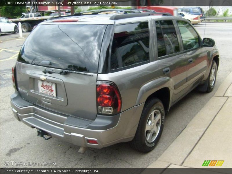 Graystone Metallic / Light Gray 2005 Chevrolet TrailBlazer LS 4x4