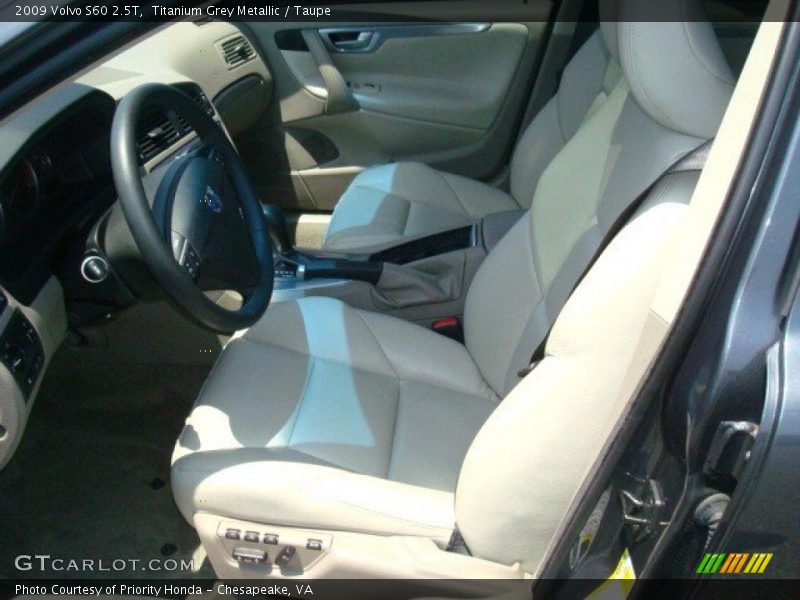 Titanium Grey Metallic / Taupe 2009 Volvo S60 2.5T