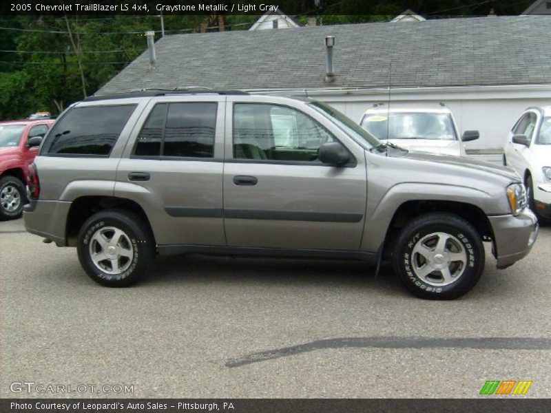 Graystone Metallic / Light Gray 2005 Chevrolet TrailBlazer LS 4x4