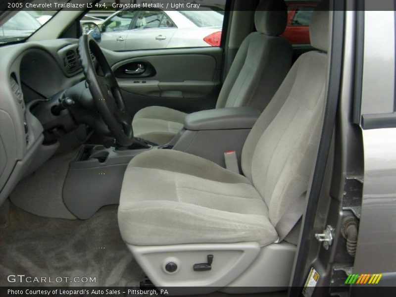 Graystone Metallic / Light Gray 2005 Chevrolet TrailBlazer LS 4x4