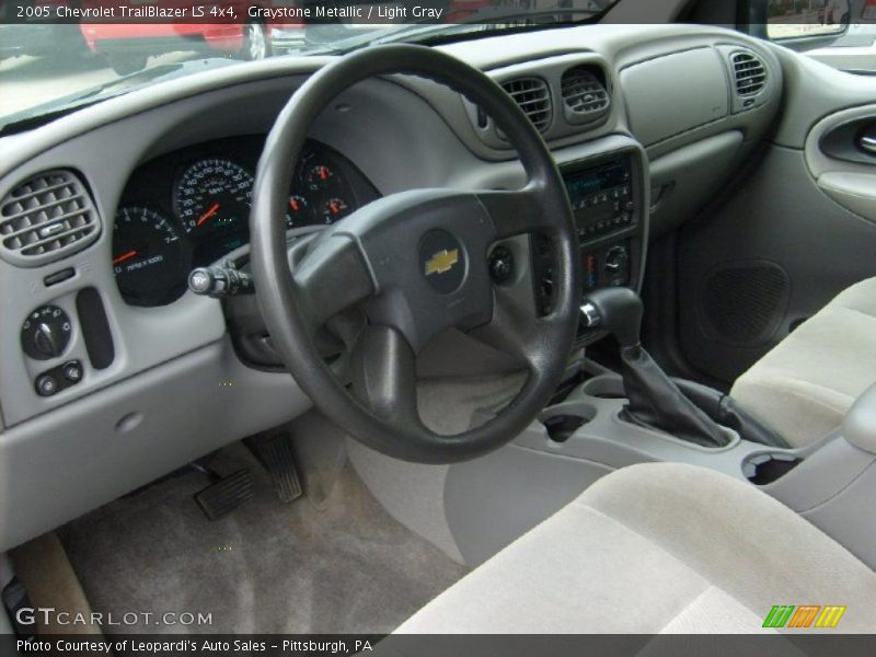Graystone Metallic / Light Gray 2005 Chevrolet TrailBlazer LS 4x4