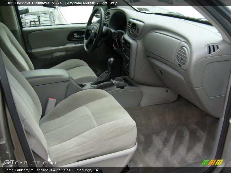 Graystone Metallic / Light Gray 2005 Chevrolet TrailBlazer LS 4x4