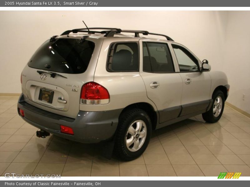 Smart Silver / Gray 2005 Hyundai Santa Fe LX 3.5