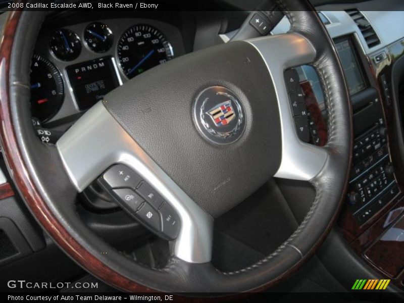 Black Raven / Ebony 2008 Cadillac Escalade AWD