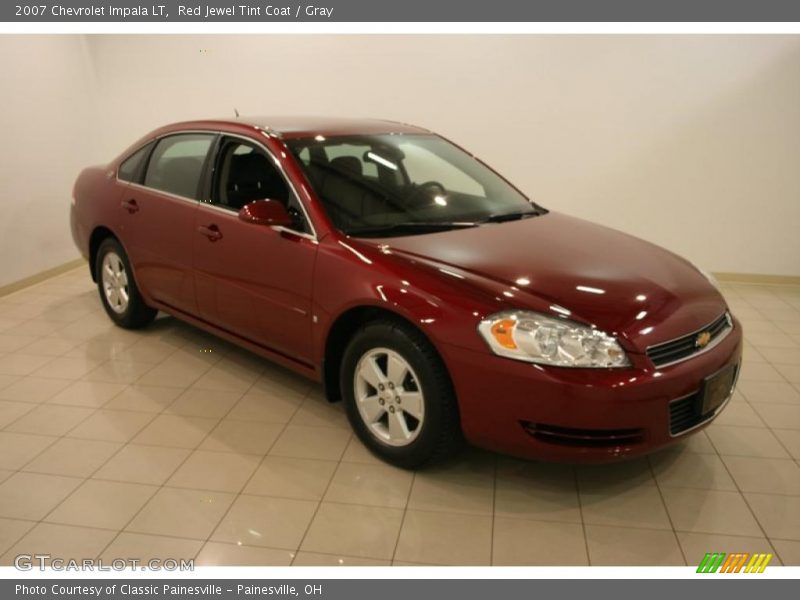 Red Jewel Tint Coat / Gray 2007 Chevrolet Impala LT