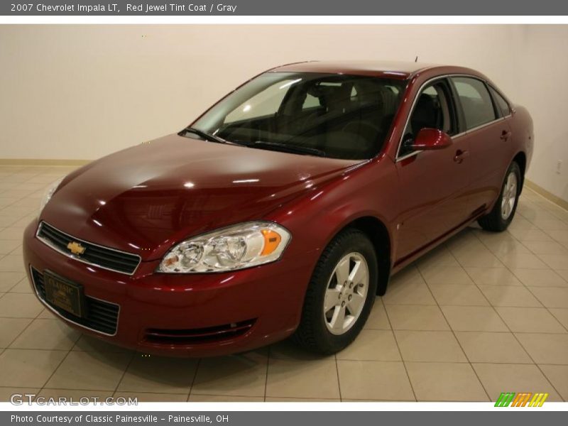 Red Jewel Tint Coat / Gray 2007 Chevrolet Impala LT