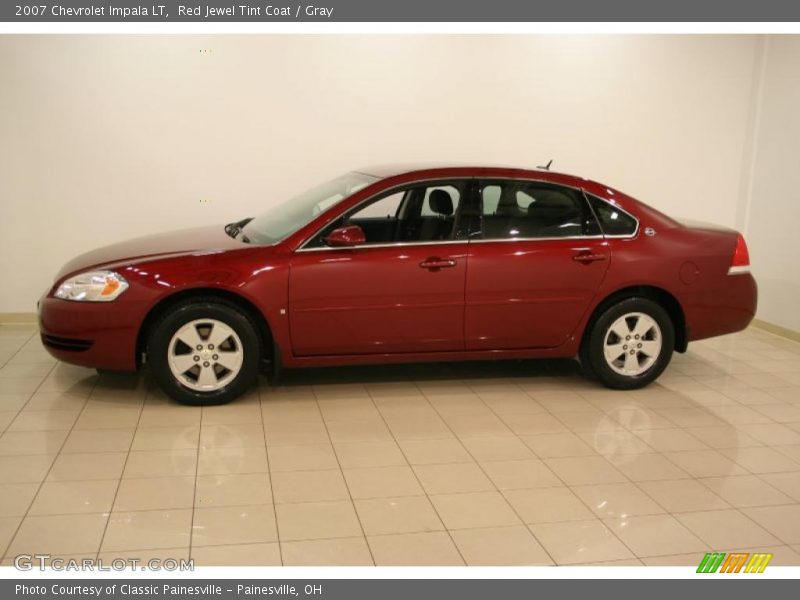 Red Jewel Tint Coat / Gray 2007 Chevrolet Impala LT