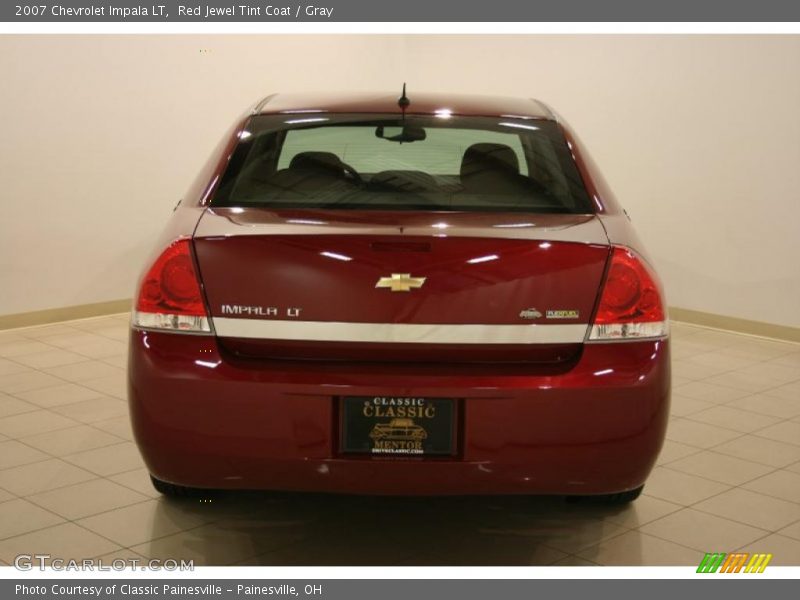 Red Jewel Tint Coat / Gray 2007 Chevrolet Impala LT
