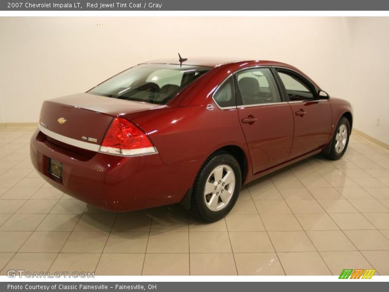 Red Jewel Tint Coat / Gray 2007 Chevrolet Impala LT