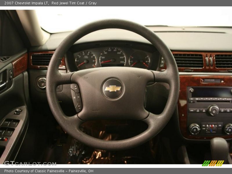 Red Jewel Tint Coat / Gray 2007 Chevrolet Impala LT