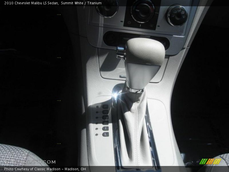 Summit White / Titanium 2010 Chevrolet Malibu LS Sedan