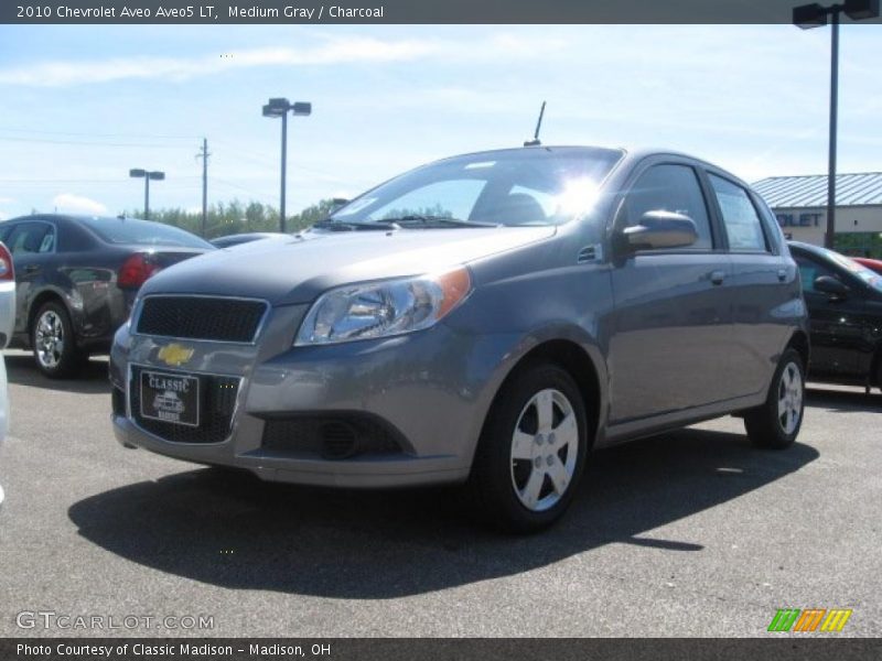 Medium Gray / Charcoal 2010 Chevrolet Aveo Aveo5 LT