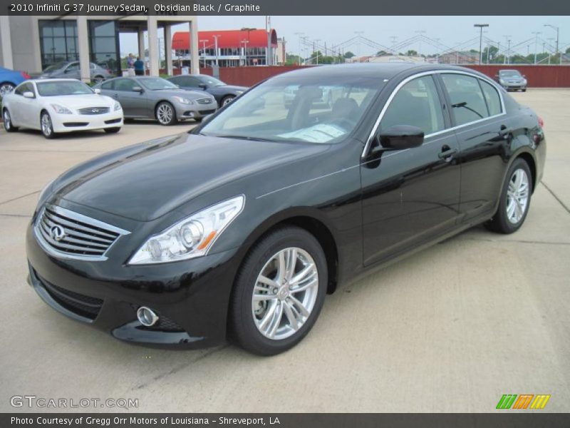 Obsidian Black / Graphite 2010 Infiniti G 37 Journey Sedan