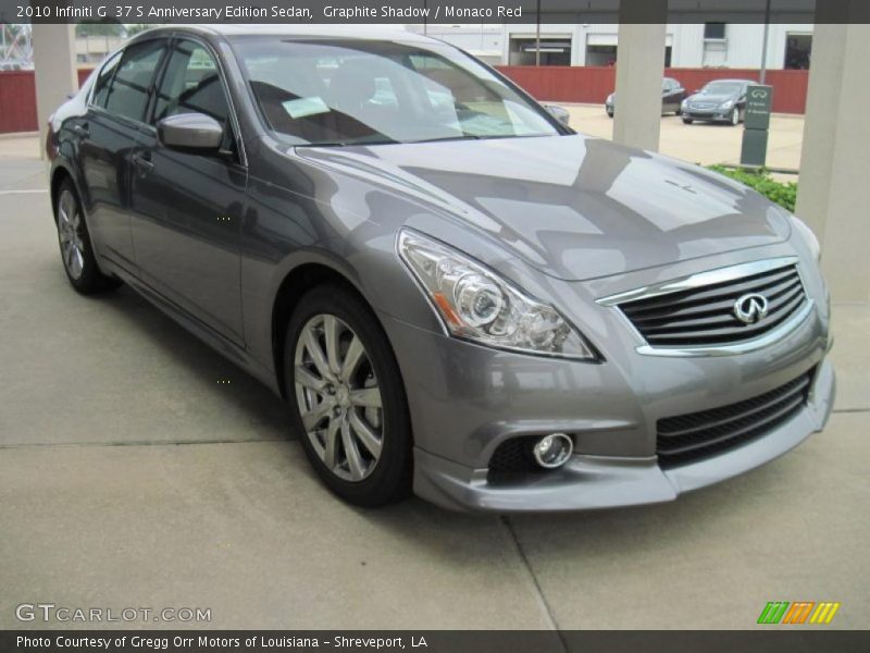 Graphite Shadow / Monaco Red 2010 Infiniti G  37 S Anniversary Edition Sedan