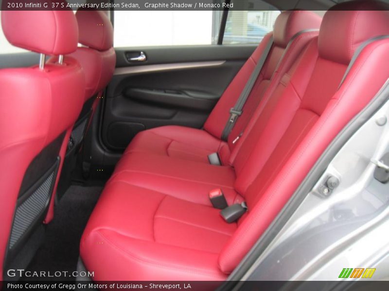 Graphite Shadow / Monaco Red 2010 Infiniti G  37 S Anniversary Edition Sedan
