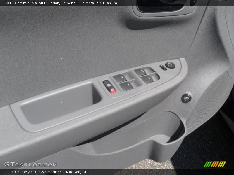 Imperial Blue Metallic / Titanium 2010 Chevrolet Malibu LS Sedan