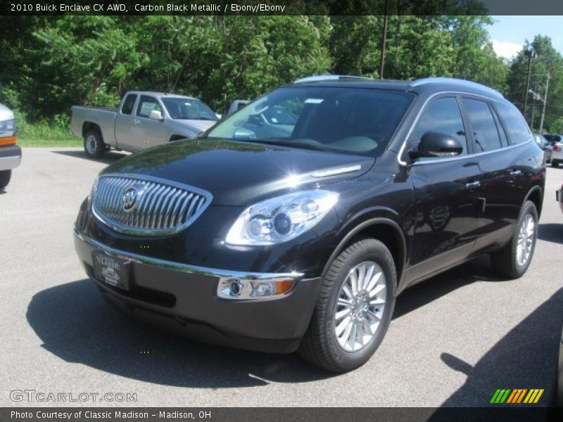 Carbon Black Metallic / Ebony/Ebony 2010 Buick Enclave CX AWD