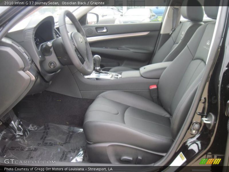 Obsidian Black / Graphite 2010 Infiniti G 37 Journey Sedan
