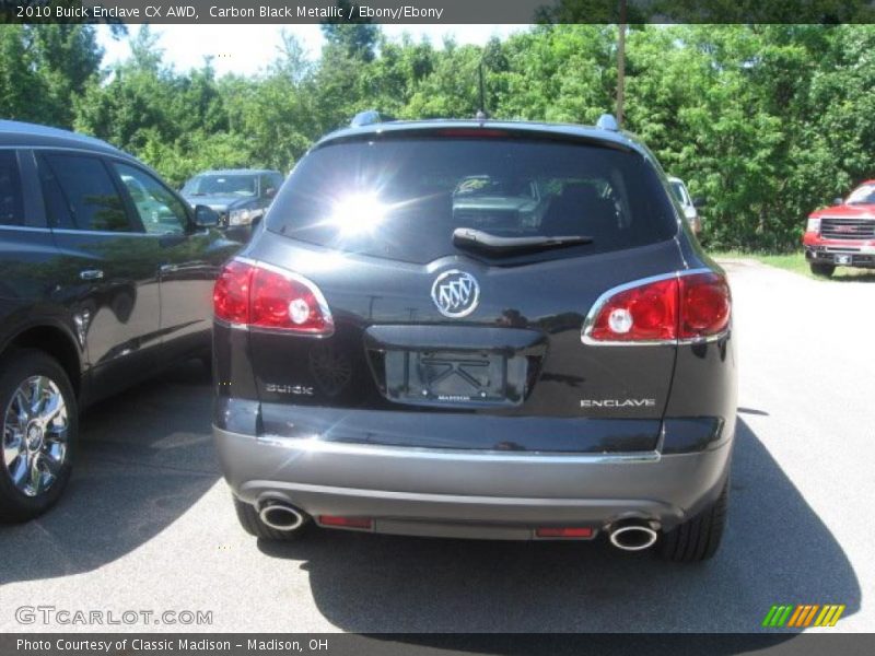 Carbon Black Metallic / Ebony/Ebony 2010 Buick Enclave CX AWD