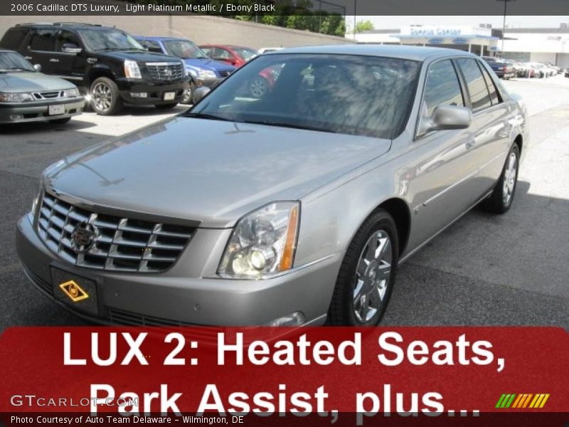Light Platinum Metallic / Ebony Black 2006 Cadillac DTS Luxury