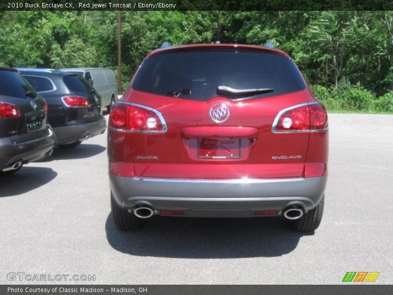 Red Jewel Tintcoat / Ebony/Ebony 2010 Buick Enclave CX