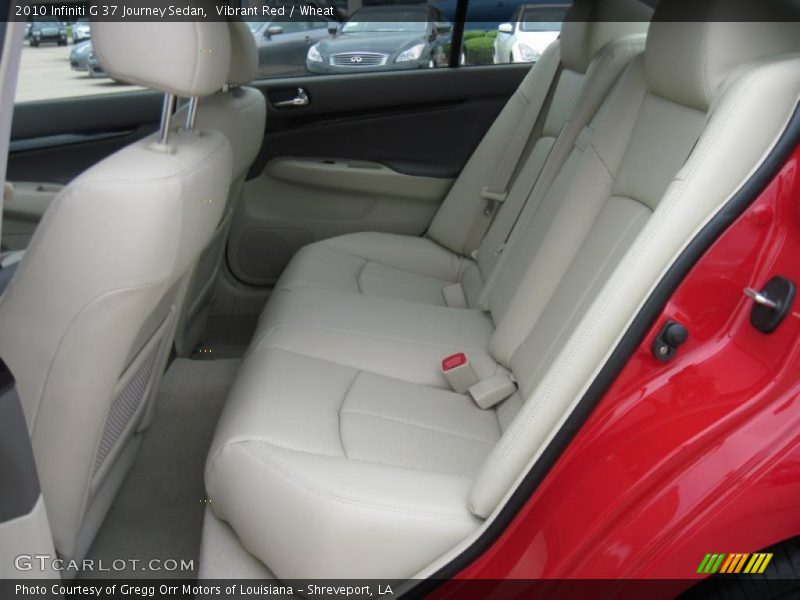 Vibrant Red / Wheat 2010 Infiniti G 37 Journey Sedan